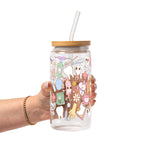 Groovy Dental Glass Cup, Mug & Tumbler with Lid and Straw