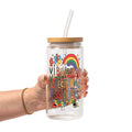 Spectrum of Possibilities Glass Cup, Mug & Tumbler with Lid and Straw