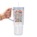 Spectrum of Possibilities Glass Cup, Mug & Tumbler with Lid and Straw