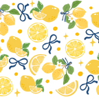 Spring Lemons Glass Cup, Mug & Tumbler with Lid and Straw