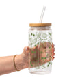 Margs and Matrimony Bridesmaids Glass Cup, Mug & Tumbler with Lid and Straw