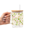 Matcha Moments Glass Cup, Mug & Tumbler with Lid and Straw