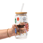 Neurodiverse Universe Glass Cup, Mug & Tumbler with Lid and Straw