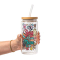 Stay At Home Mama Glass Cup, Mug & Tumbler with Lid and Straw