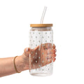 Soft Neutral Collection Glass Cup, Mug & Tumbler with Lid and Straw