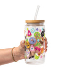 Summerween Glass Cup, Mug & Tumbler with Lid and Straw