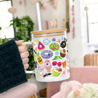 Summerween Glass Cup, Mug & Tumbler with Lid and Straw