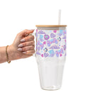 Y2K Gamer Glass Cup, Mug & Tumbler with Lid and Straw