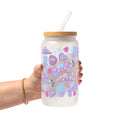 Y2K Gamer Glass Cup, Mug & Tumbler with Lid and Straw