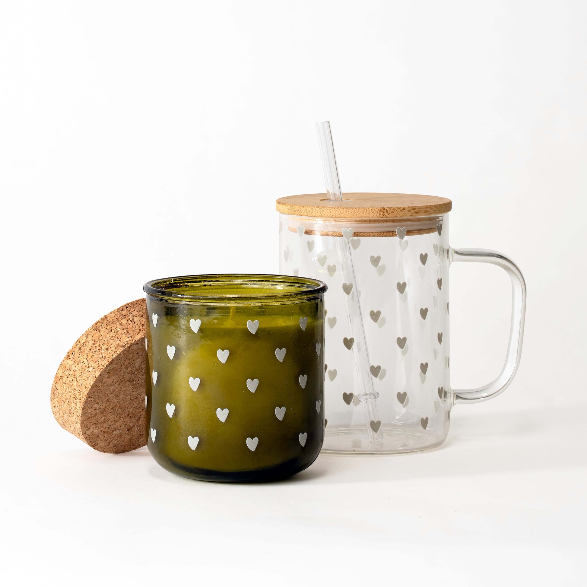 Sage Mini Hearts Set | SSH x HAH Collab from Sip Sip Hooray – Candles