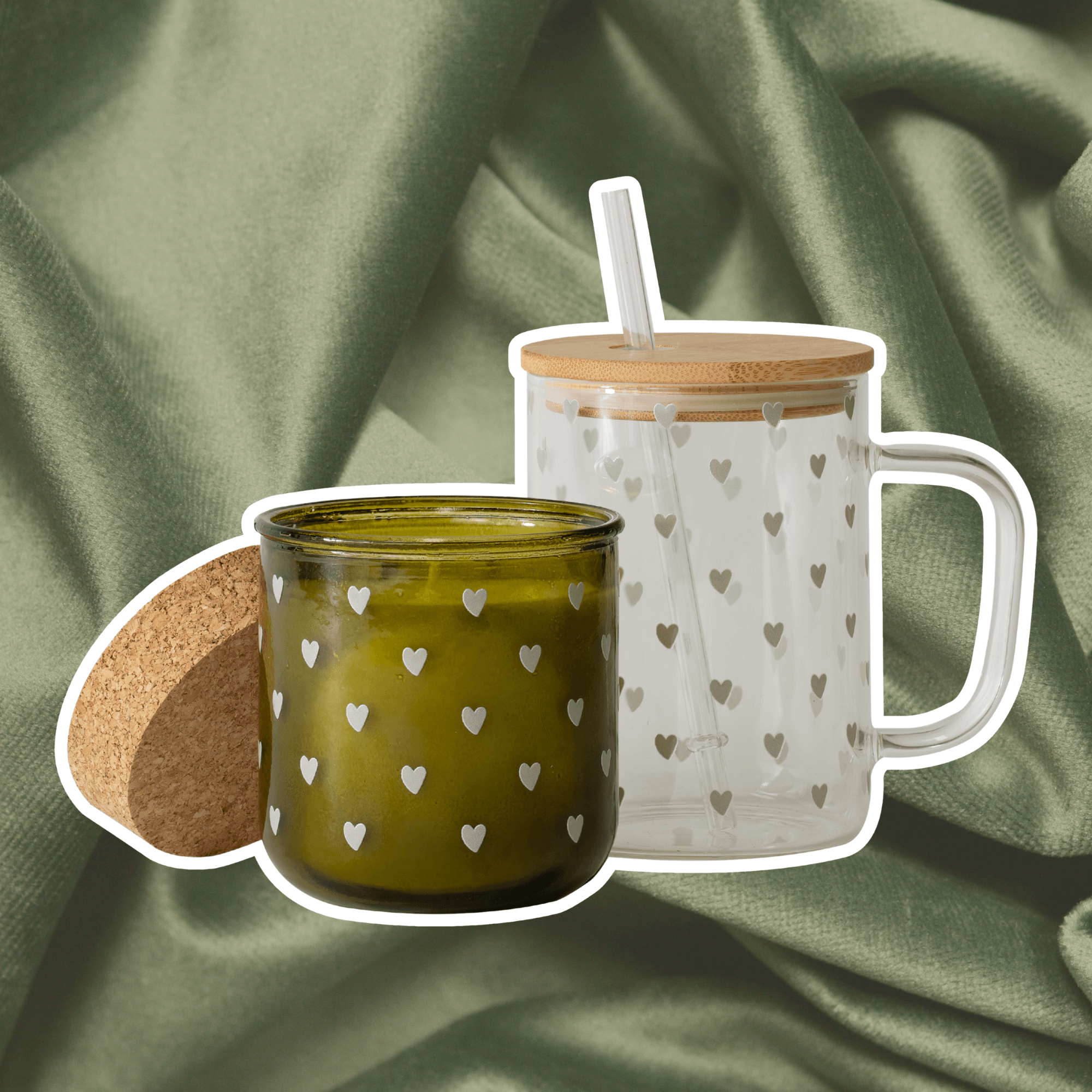 Sage Mini Hearts Set | SSH x HAH Collab
