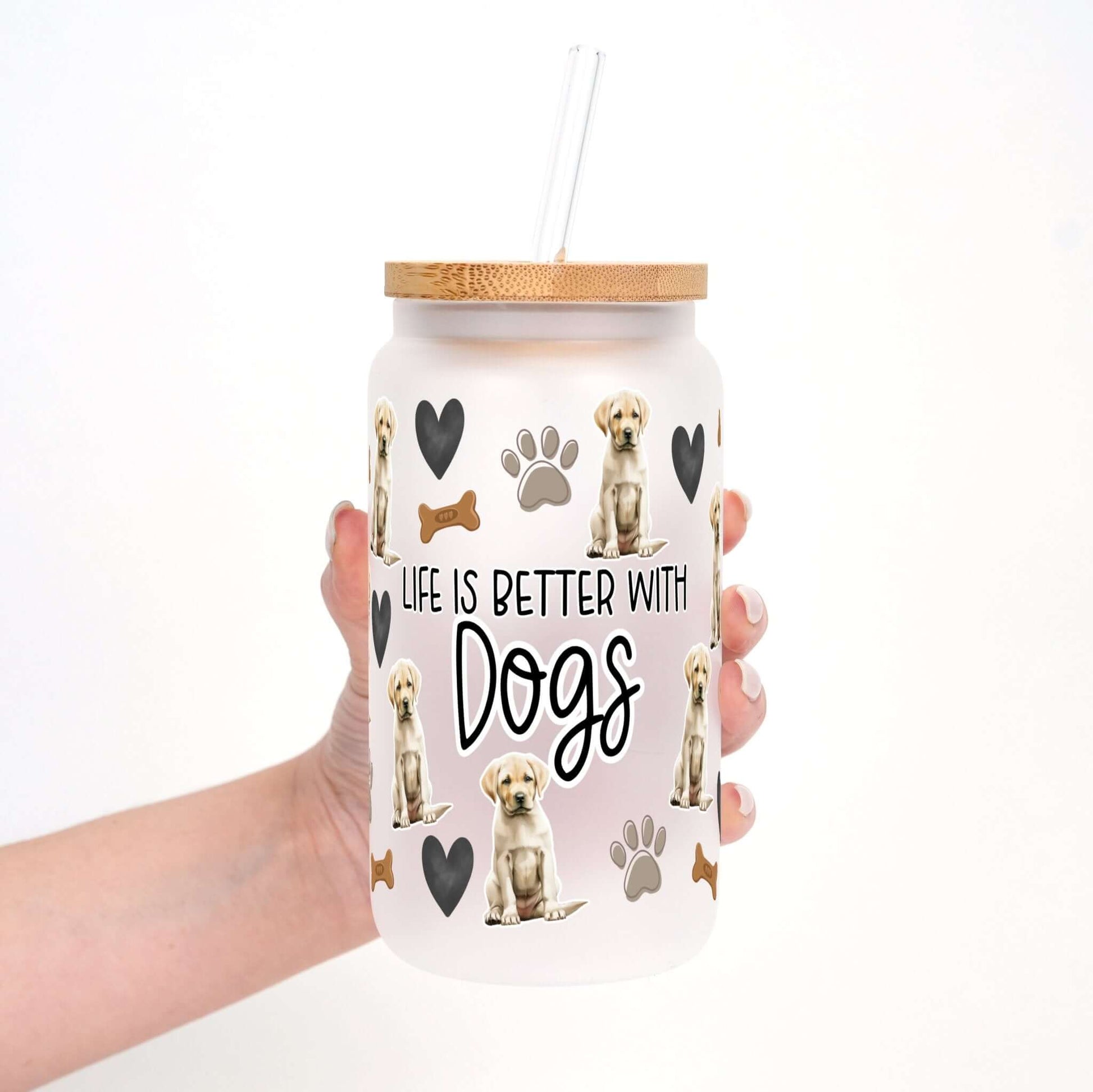 Select Your Dog Breed Cup, Life Is Better With Dogs Cup With Lid and Straw from Sip Sip Hooray – Tumblers