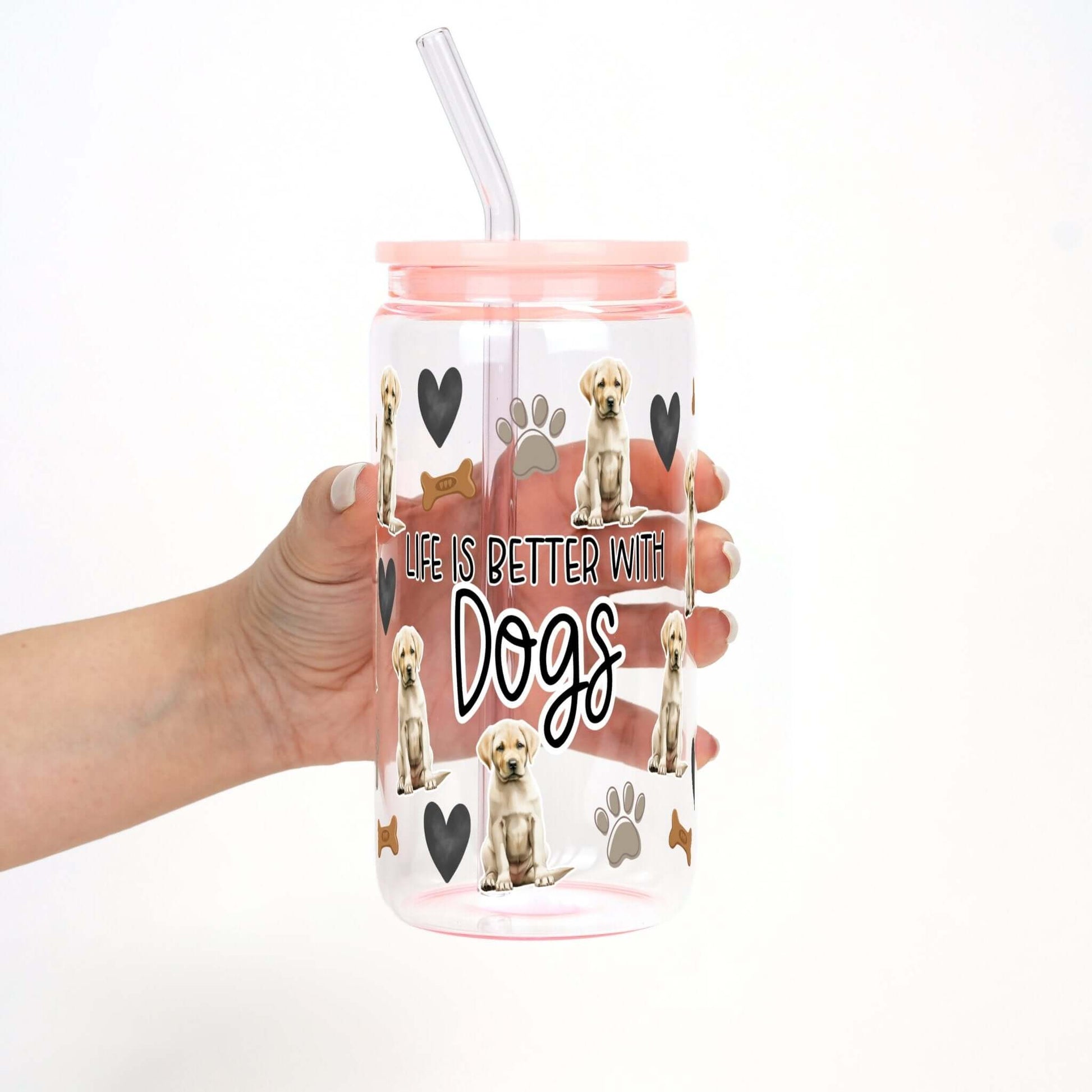 Select Your Dog Breed Cup, Life Is Better With Dogs Cup With Lid and Straw from Sip Sip Hooray – Tumblers