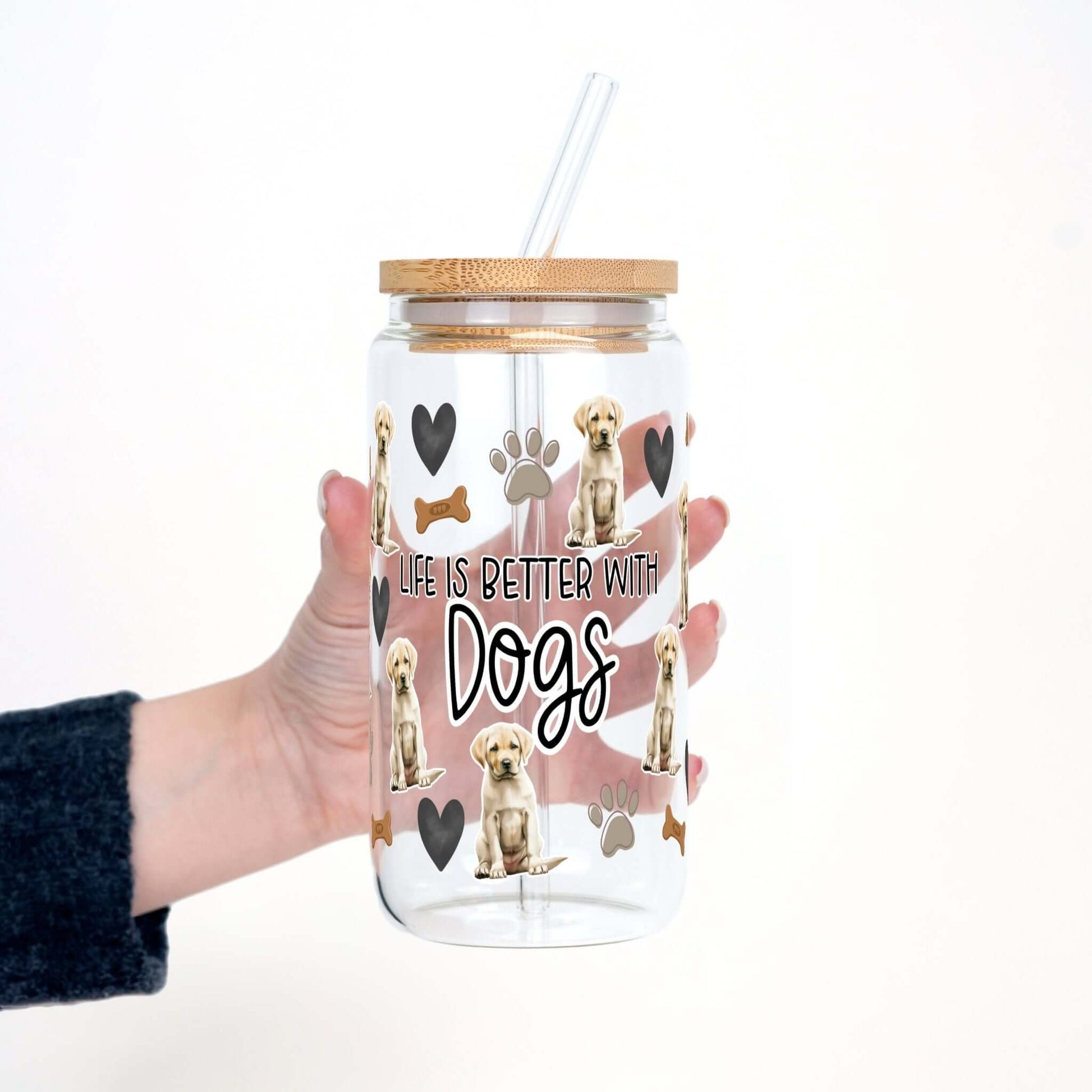 Select Your Dog Breed Cup, Life Is Better With Dogs Cup With Lid and Straw from Sip Sip Hooray – Tumblers
