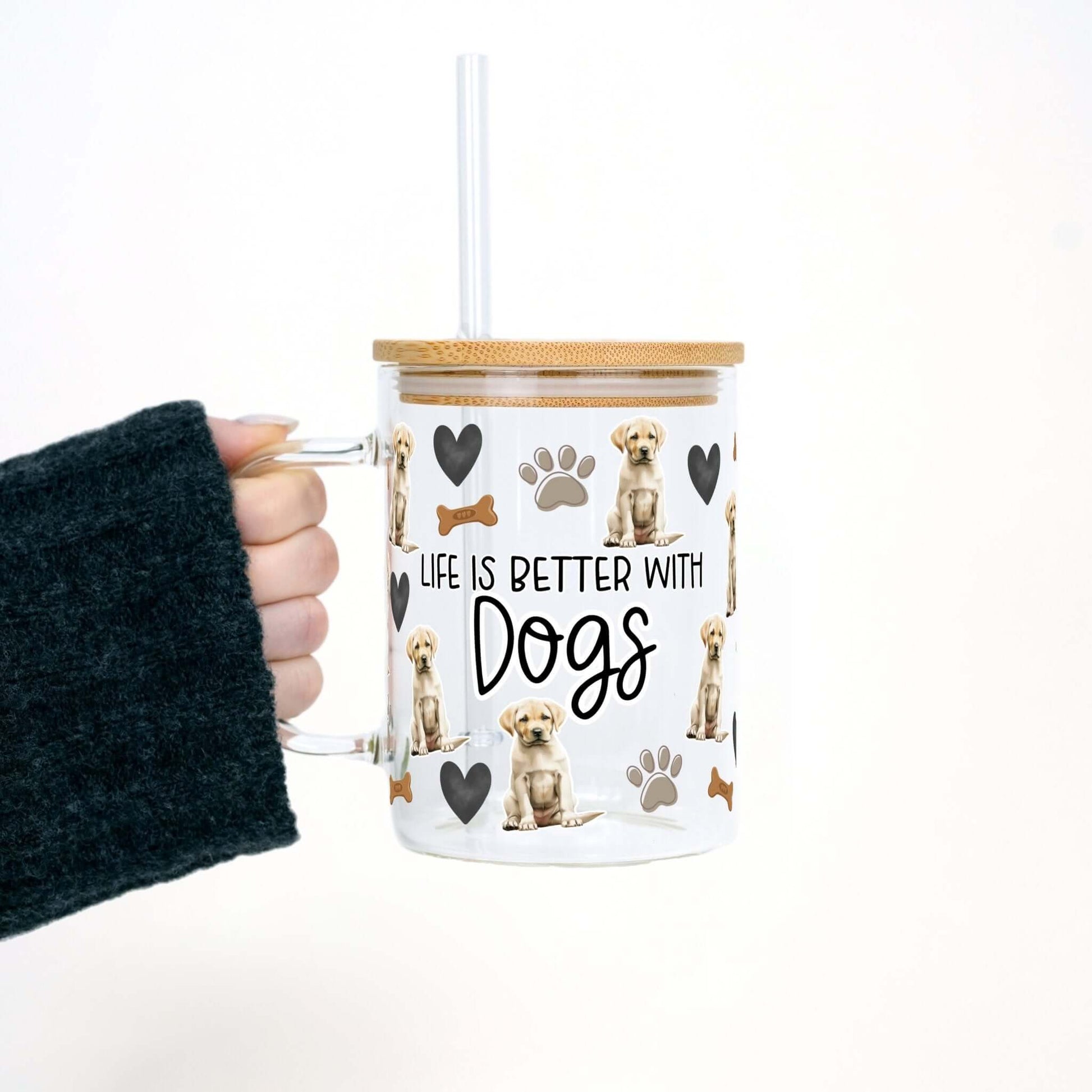 Select Your Dog Breed Cup, Life Is Better With Dogs Mug With Lid and Straw from Sip Sip Hooray – Mugs