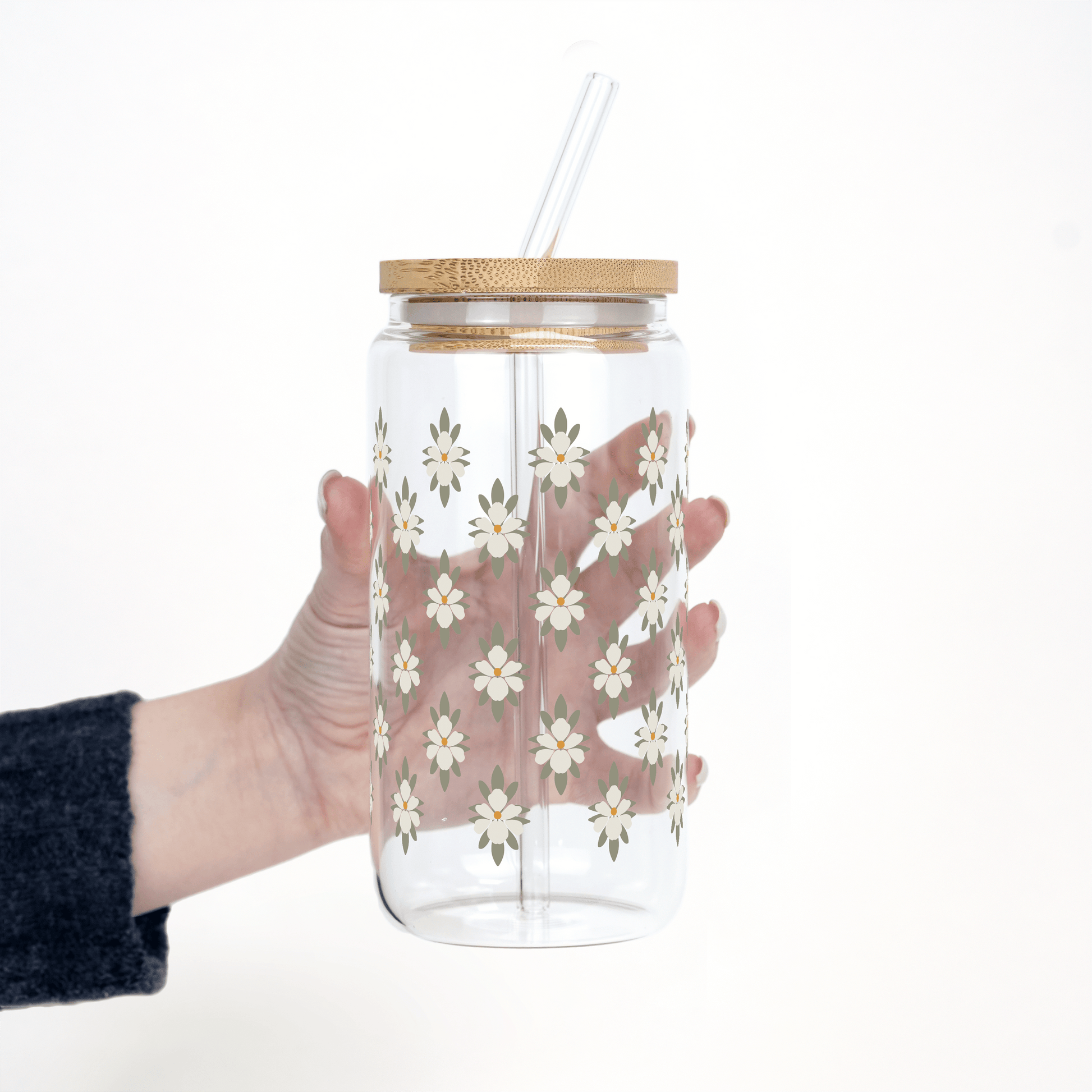 Soft Magnolias Cup With Lid and Straw from Sip Sip Hooray – Tumblers