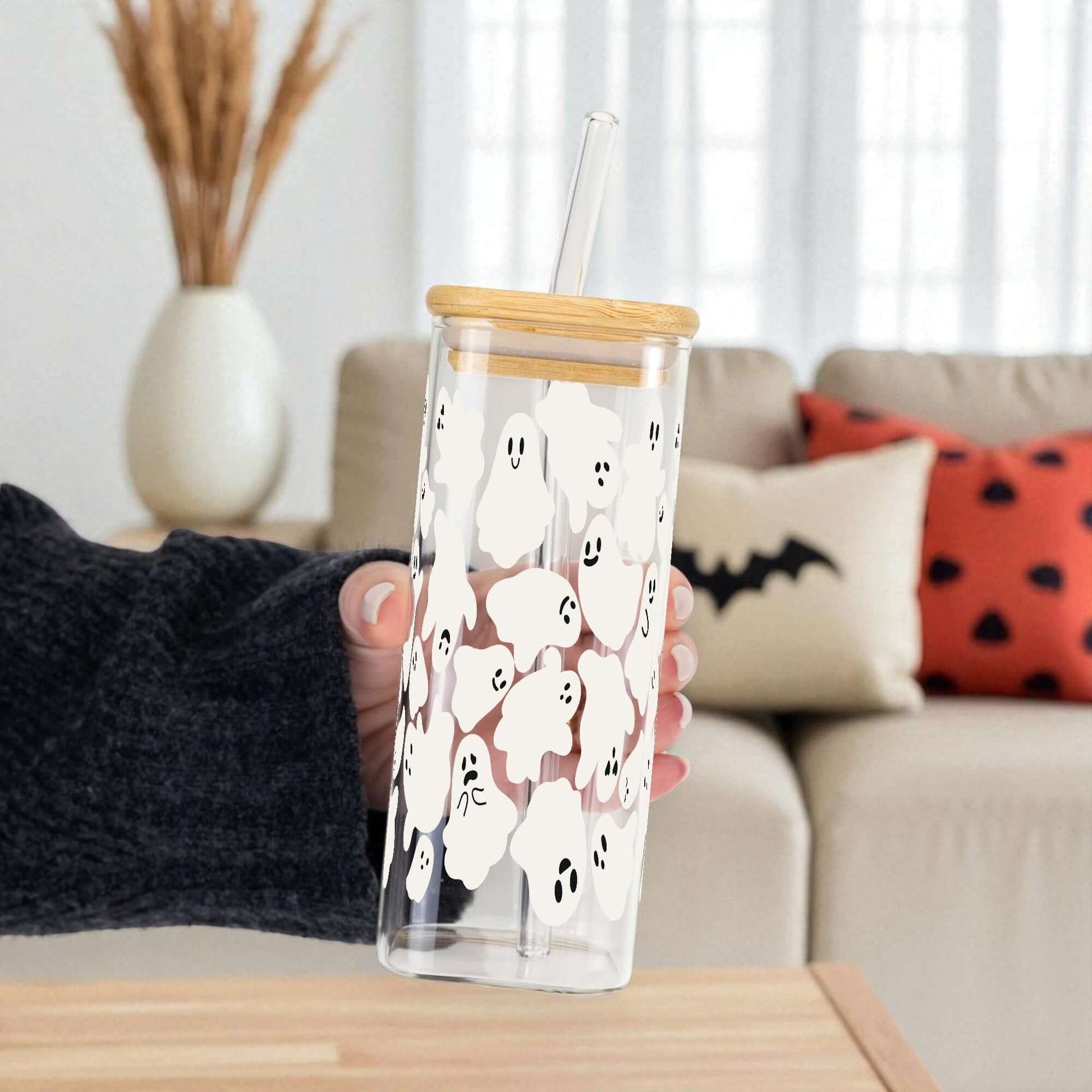 Classic Ghosties Cup With Lid and Straw from Sip Sip Hooray – Tumblers