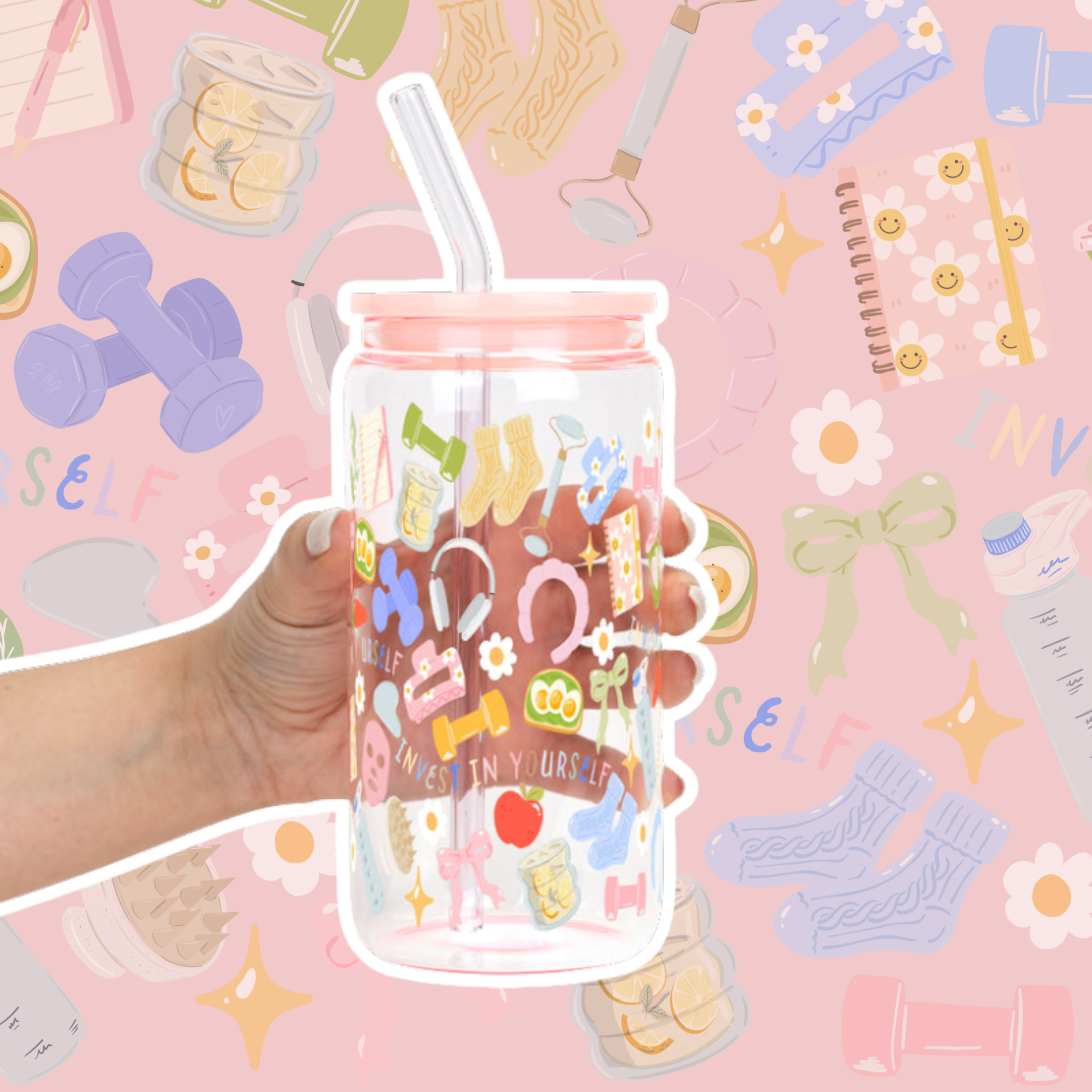 Soft Reset Cup with Lid & Straw