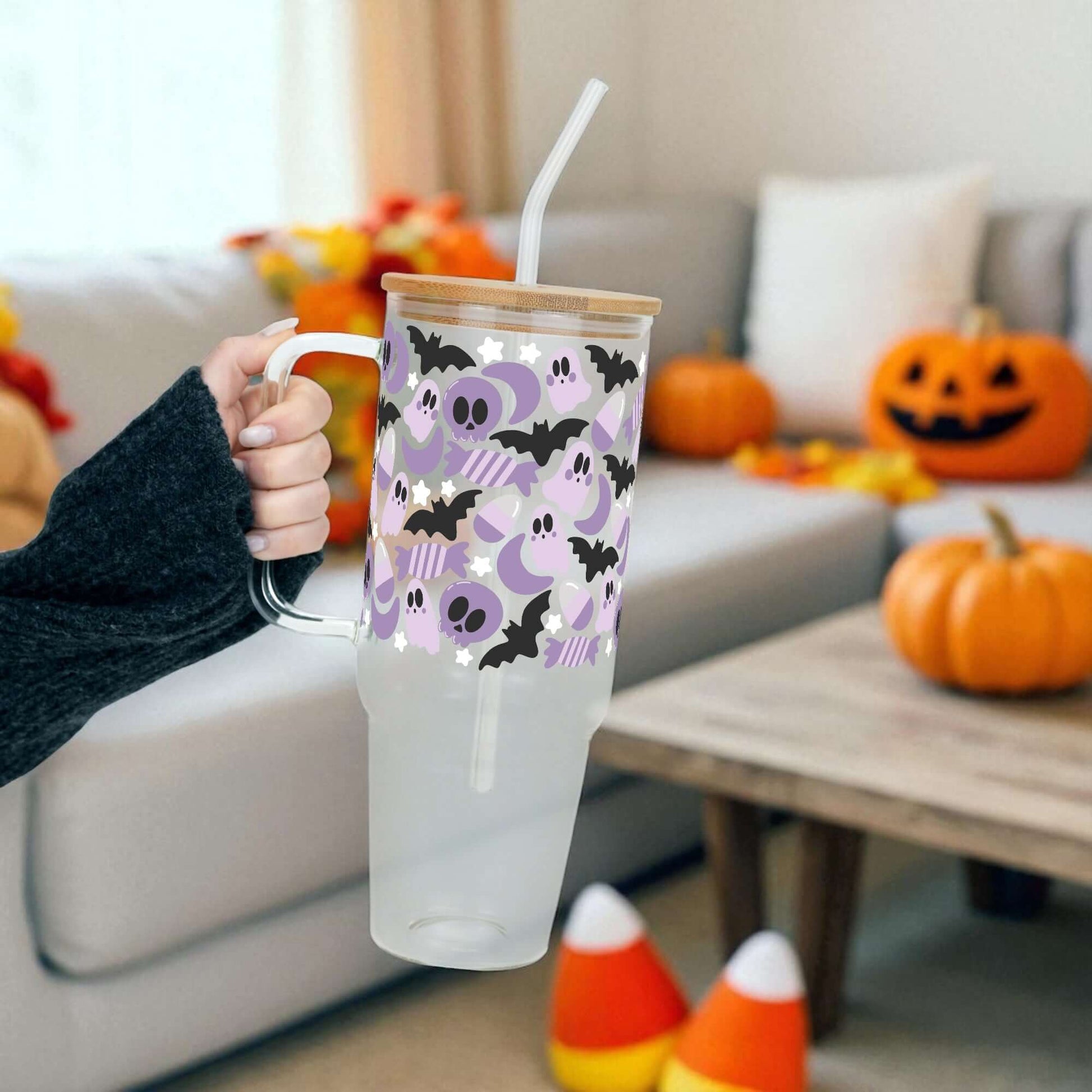 Sweet & Spooky 40oz Tumbler with Lid and Straw from Sip Sip Hooray – Tumblers