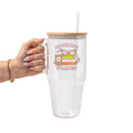 Bookish Summer Glass Cup, Mug & Tumbler with Lid and Straw