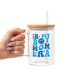 In My Boy Mom Era Glass Cup, Mug & Tumbler with Lid and Straw