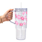 Boo-Kish Halloween Glass Cup, Mug & Tumbler with Lid and Straw