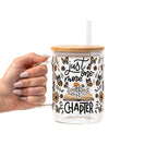 Just One More Chapter Glass Cup, Mug & Tumbler with Lid and Straw