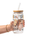 Christian Bible Verse Glass Cup, Mug & Tumbler with Lid and Straw