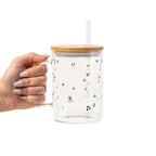 Classic Ghosties Glass Cup, Mug & Tumbler with Lid and Straw