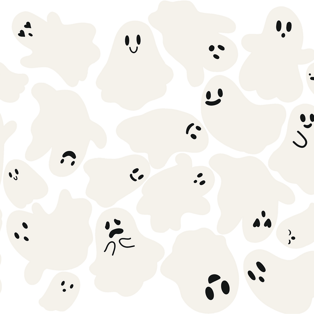 Classic Ghosties Glass Cup, Mug & Tumbler with Lid and Straw