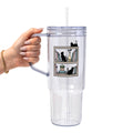 Shelf Cats Glass Cup, Mug & Tumbler with Lid and Straw