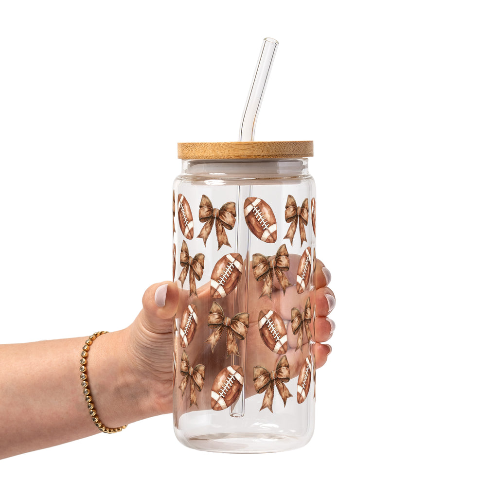 Pumpkin Spice Fall Glass Cup, Mug & Tumbler with Lid and Straw