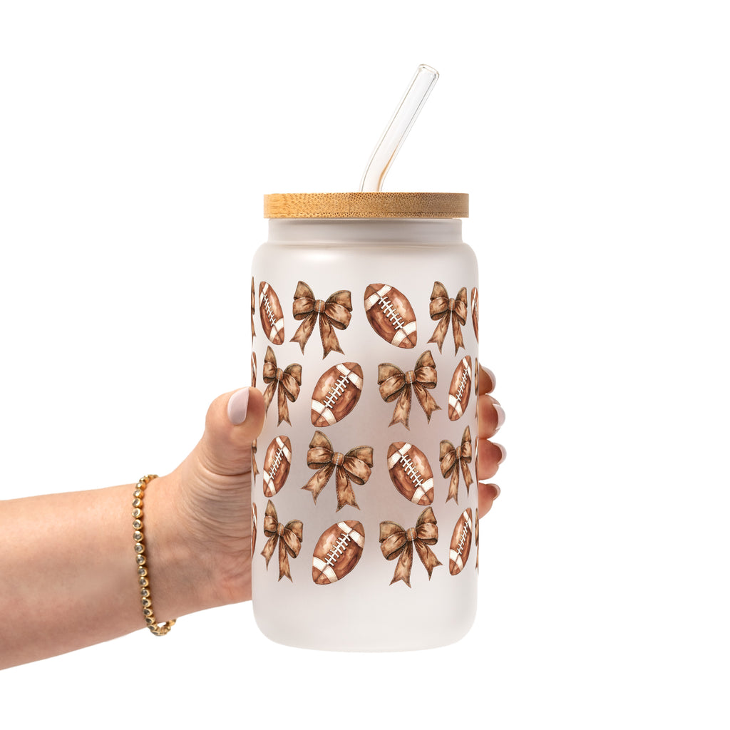 Pumpkin Spice Fall Glass Cup, Mug & Tumbler with Lid and Straw