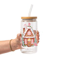 Cozy Christmas Vibes Glass Cup, Mug & Tumbler with Lid and Straw