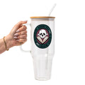 Bookish Reader Glass Cup, Mug & Tumbler with Lid and Straw
