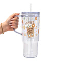 40oz Plastic Tumbler With Plastic Lid