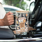 Emotional Support Jenna Bestie Glass Cup, Mug & Tumbler with Lid and Straw