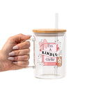Bookish Reader Glass Cup, Mug & Tumbler with Lid and Straw