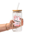 Bookish Reader Glass Cup, Mug & Tumbler with Lid and Straw