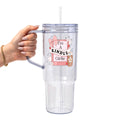 Bookish Reader Glass Cup, Mug & Tumbler with Lid and Straw