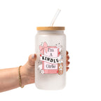 Bookish Reader Glass Cup, Mug & Tumbler with Lid and Straw