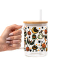 Retrocore Halloween Glass Cup, Mug & Tumbler with Lid and Straw