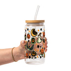 Retrocore Halloween Glass Cup, Mug & Tumbler with Lid and Straw
