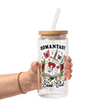 Bookish Reader Glass Cup, Mug & Tumbler with Lid and Straw