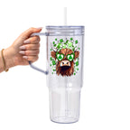 St Patrick's Day Collection Glass Cup, Mug & Tumbler with Lid and Straw