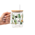 St. Patrick's Day Inspired Glass Cup, Mug & Tumbler with Lid and Straw