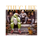 Thug Life Christmas Glass Cup, Mug & Tumbler with Lid and Straw