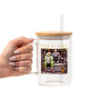 Thug Life Christmas Glass Cup, Mug & Tumbler with Lid and Straw
