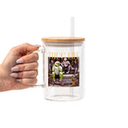 Thug Life Christmas Glass Cup, Mug & Tumbler with Lid and Straw
