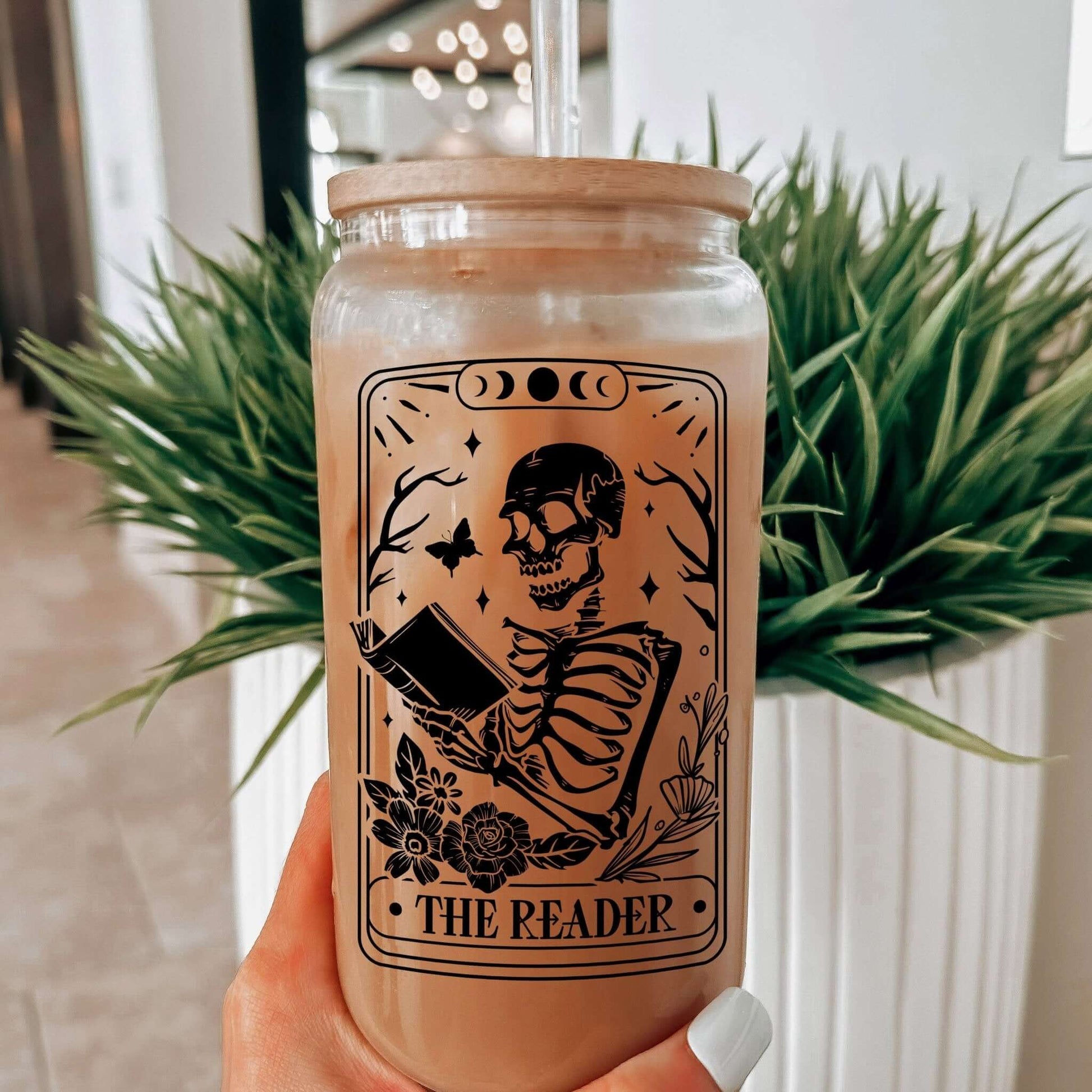 The Reader Cup With Lid and Straw from Sip Sip Hooray – Drinkware